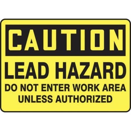 Accuform Caution Sign, MCAW610XV MCAW610XV
